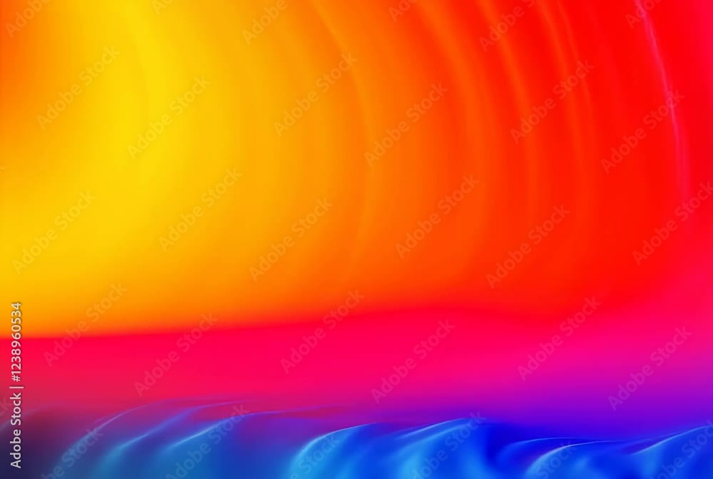 Canvas Prints vibrant abstract wave patterns in warm and cool tones for modern designs and textures