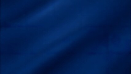Silk satin fabric. Navy blue color. Abstract dark elegant background with space for design. Soft wavy folds. Drapery. Gradient. Light lines. Shiny. Shimmer. Glow.Template. Wide banner.