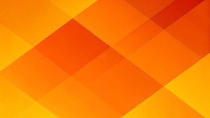 Yellow orange red abstract background for design. Geometric shapes. Triangles, squares, stripes, lines. Color gradient. Modern, futuristic. Light dark shades. Web banner.