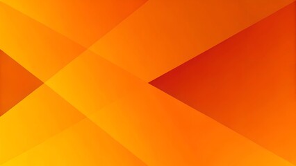 Yellow orange red abstract background for design. Geometric shapes. Triangles, squares, stripes, lines. Color gradient. Modern, futuristic. Light dark shades. Web banner.