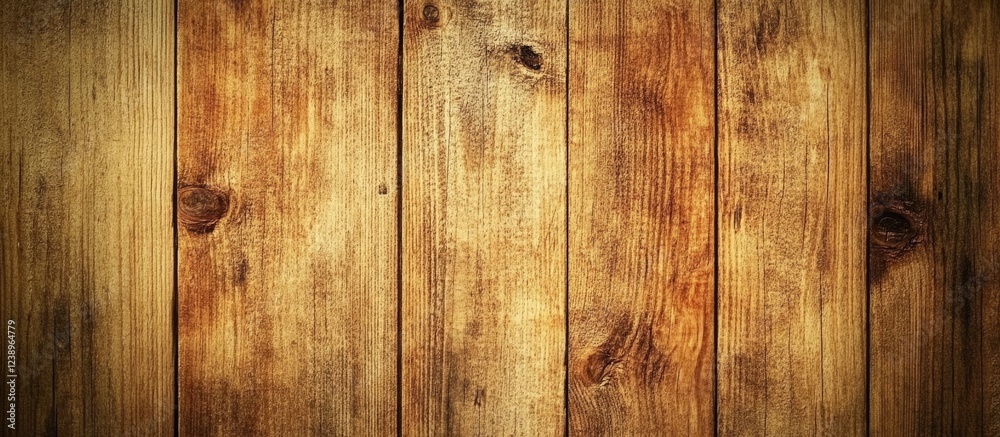 Poster Wooden Wall Background with Varied Textures and Natural Patterns Suitable for Design Use