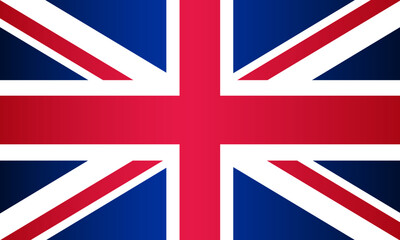 Union Jack. Flag of Great Britain. National Flag of the United Kingdom of Great Britain and Northern Ireland. Vector Element