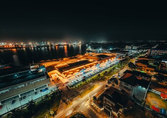 Aerial Drone Footage of Colón 2000 Mall – Panama Cruise Port & Shopping Center in 4K