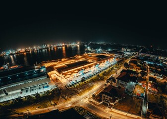 Aerial Drone Footage of Colón 2000 Mall – Panama Cruise Port & Shopping Center in 4K
