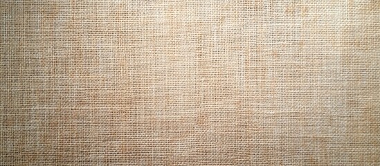 Textured beige linen background with natural fibers suitable for various design applications Copy Space