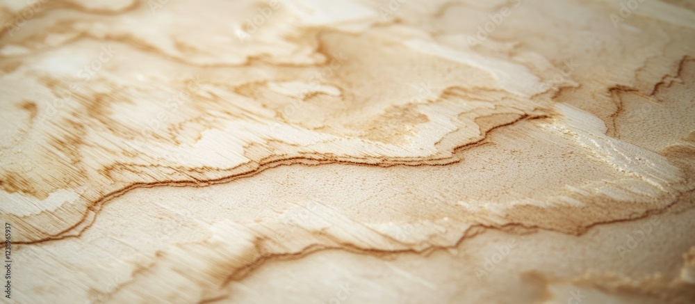 Aufkleber Close-up of natural wood surface with intricate grain patterns and textures ideal for background or texture applications Copy Space