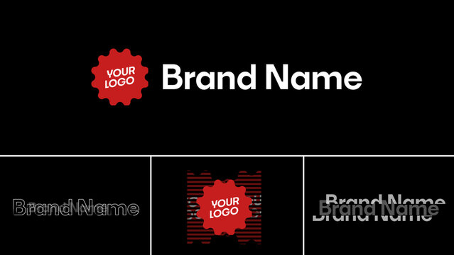 Logo Reveal with Glitch Design