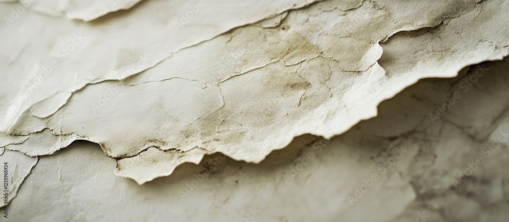 Poster Textured aged paper sheets with visible creases and imperfections suitable for various backgrounds and designs Copy Space