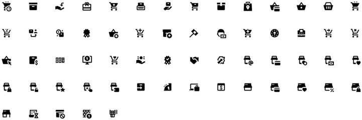 Set of Online Shopping icons