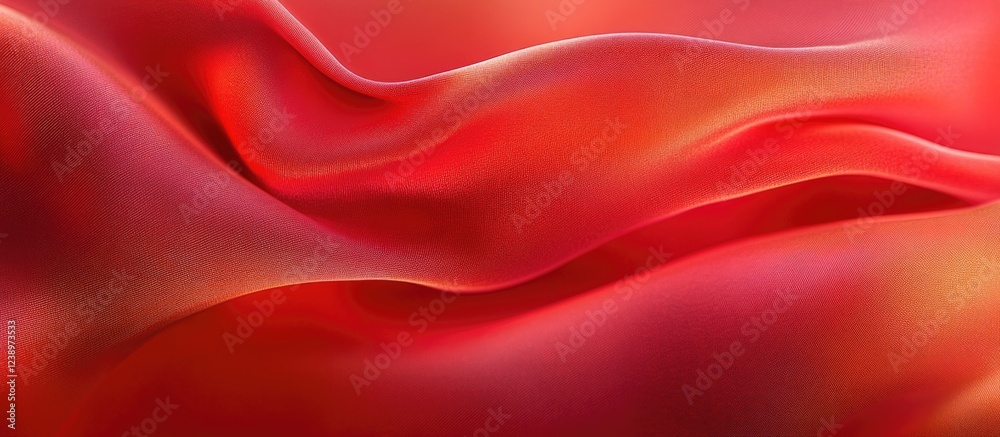 Aufkleber red satin fabric texture with smooth folds and waves ideal for backgrounds or textile designs copy s