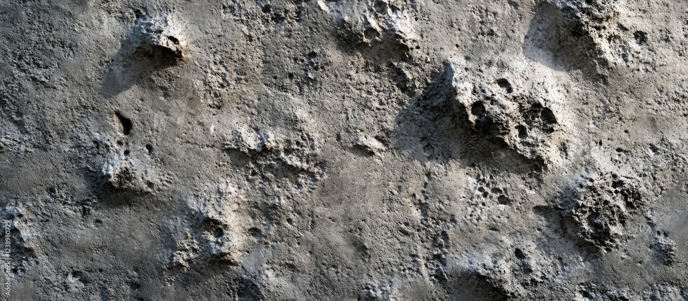 Aufkleber textured surface of weathered gray concrete wall with uneven bumps and depressions suitable for back