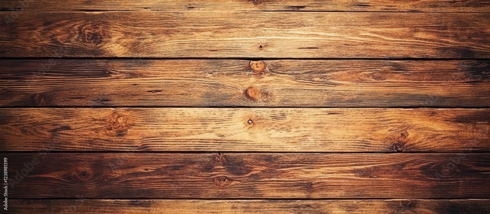 Poster Wooden Plank Textures Background with Natural Grain Patterns and Knots Ideal for Design Projects and Copy Space