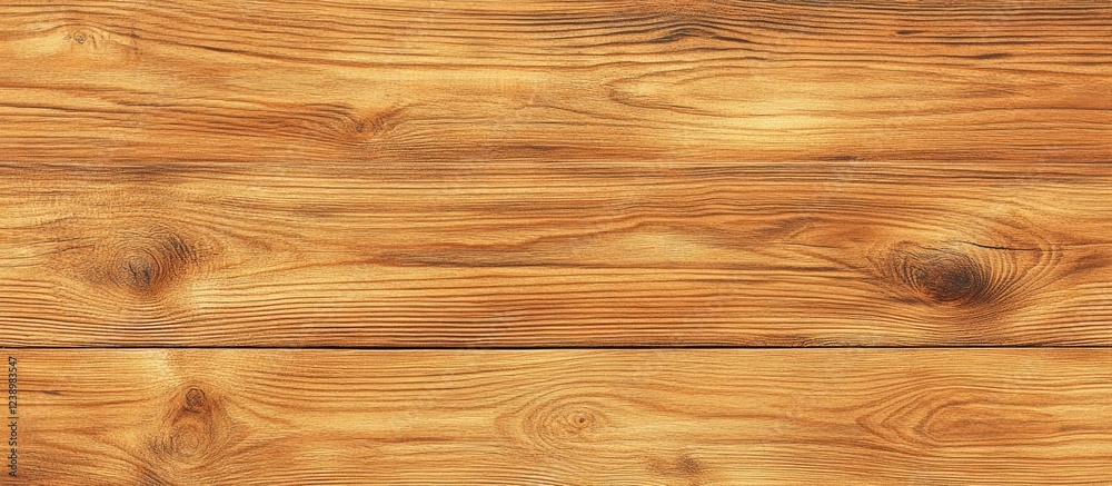 Poster Natural wooden texture background with visible grains and knots suitable for design applications Copy Space