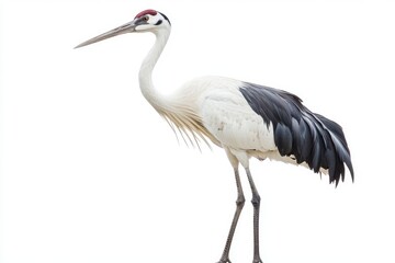Obraz premium Crane isolated on white background