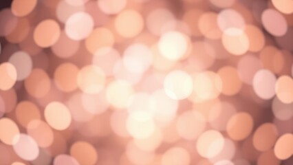 Beautiful Bokeh Background with Soft Warm Lights � Delicate Sparkle Background