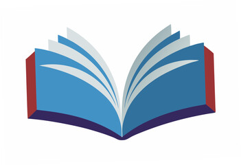 open book vector illustration