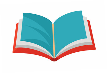 open book isolated on white