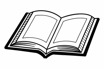 open book vector