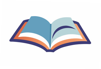 open book vector illustration