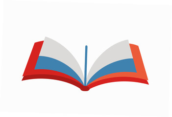 open book vector illustration
