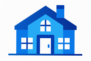 blue house icon