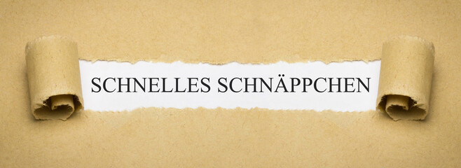 schnelles Schnäppchen