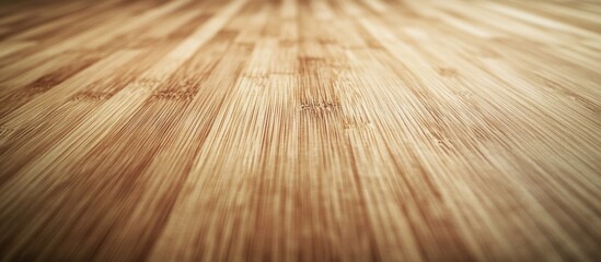 Wooden floor surface with light reflections and texture detail Copy Space