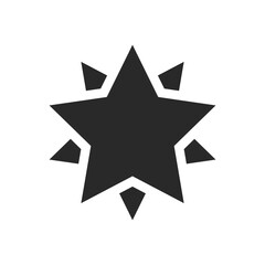 Star Icon silhouette element
