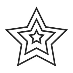 Star Icon silhouette element