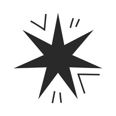 Star Icon silhouette element