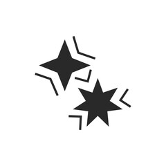 Obraz premium Star Icon silhouette element