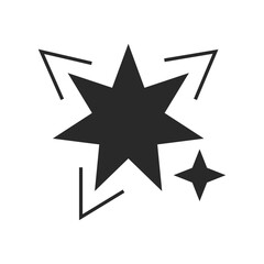 Star Icon silhouette element