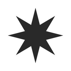Star Icon silhouette element