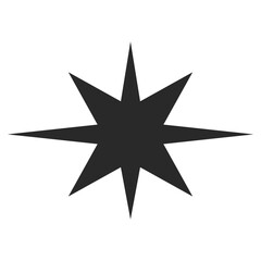 Star Icon silhouette element
