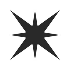 Star Icon silhouette element