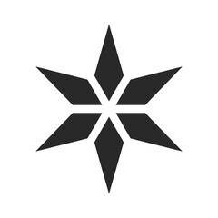 Star Icon silhouette element