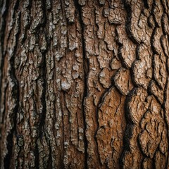 Obraz premium Photograph the texture of tree bark up close.