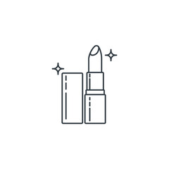 Lipstick icon symbol vector illustration isolated on white background