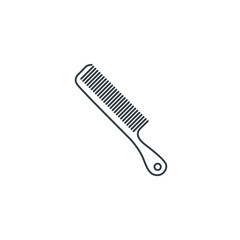 Comb icon symbol vector illustration isolated on white background