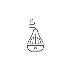 Essential Oil Diffuser icon symbol vector illustration isolated on white background