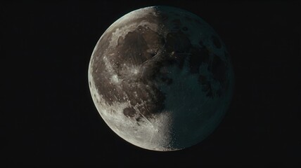Fototapeta premium moon, night, sky, full, space, astronomy, lunar, crater, planet, black, full moon, dark, moonlight, craters, light, satellite, bright, round, eclipse, universe, orbit, sphere, circle, luna