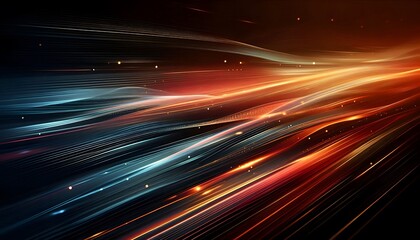 Digital Speedstream A Fusion of Light and Motion, GENERATIVE AI	