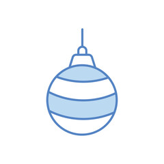Baubles vector icon