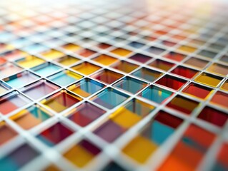 Colorful Glass Mosaic Abstract Background