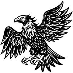 eagle tattoo vector