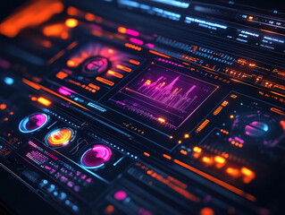 Obraz premium Advanced Touchscreen Display Solutions