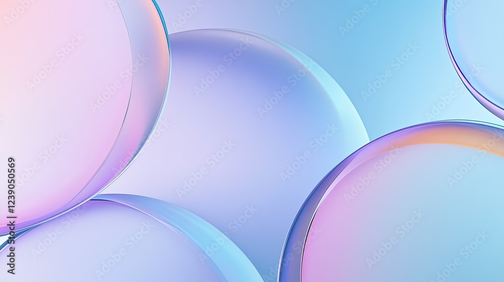 Poster abstract futuristic tech background featuring luminous circular designs and gradient details for mod