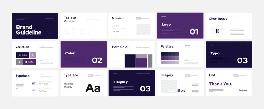 Brand identity design template. Creative brand guidelines layout. Logo and brand strategy guide. Brand manual presentation. Brand strategy design. Logo guideline book.