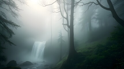 Waterfall Waterfall in nature travel mok fah waterfall
