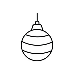 Baubles vector icon